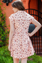 Load image into Gallery viewer, Floral Button Down Mini Dress
