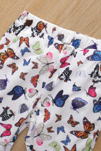 Load image into Gallery viewer, Girls Butterfly Pattern Hoodie and Pants Set
