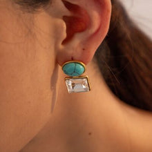 Load image into Gallery viewer, Geometric Stainless Steel Earrings
