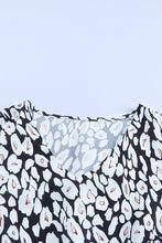 Load image into Gallery viewer, Printed Tie-Waist Long Sleeve A-line Dress

