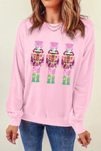 Load image into Gallery viewer, Sequin Nutcracker Long Sleeve Sweatshirt
