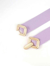 Load image into Gallery viewer, Geometric Buckle Elastic Wide Belt
