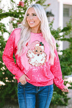 Load image into Gallery viewer, Christmas Santa Claus Tie Dye Print Pullover Sweatshirt
