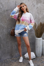 Load image into Gallery viewer, Tie-Dye Drawstring Pullover Hoodie

