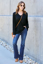 Load image into Gallery viewer, Basic Bae Full Size V-Neck Long Sleeve Top
