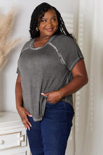 Load image into Gallery viewer, Zenana Full Size Round Neck Raglan Sleeve T-Shirt
