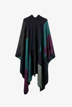 Load image into Gallery viewer, Color Block Open Front Poncho
