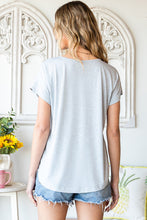 Load image into Gallery viewer, Buttoned V-Neck Tee
