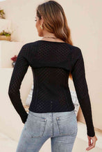 Load image into Gallery viewer, Scoop Neck Long Sleeve Knit Top
