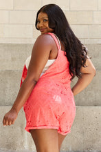 Load image into Gallery viewer, Davi &amp; Dani Playful Mindset Full Size Crochet Romper
