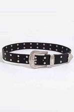 Load image into Gallery viewer, Double Row Studded PU Leather Belt

