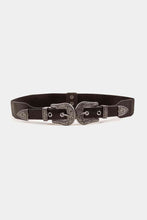 Load image into Gallery viewer, Symmetrical Zinc Alloy Buckle PU Leather Belt
