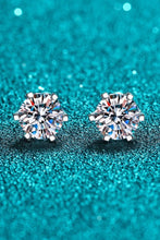 Load image into Gallery viewer, Grateful For You Moissanite Stud Earrings
