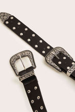 Load image into Gallery viewer, Double Row Studded PU Leather Belt
