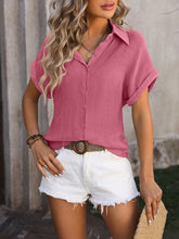 Load image into Gallery viewer, Button Up Short Sleeve Shirt
