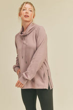 Load image into Gallery viewer, Kimberly C Drawstring Side Zip Sweatshirt
