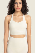 Load image into Gallery viewer, Feel Like Skin Racerback Halter Neck Sports Bra

