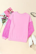 Load image into Gallery viewer, Christmas Tree Sequin Round Neck Sweatshirt
