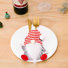 Load image into Gallery viewer, 3-Piece Faceless Gnome Cutlery Holders
