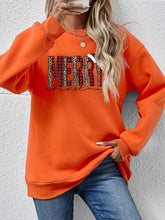 Load image into Gallery viewer, MERRY CHRISTMAS Round Neck Long Sleeve Sweatshirt
