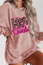 Load image into Gallery viewer, MERRY CHRISTMAS Round Neck Long Sleeve Sweatshirt
