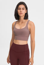 Load image into Gallery viewer, Double-Strap Cross-Back Sports Bra
