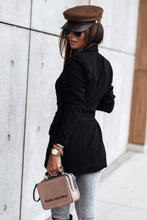 Load image into Gallery viewer, Belted Shawl Collar Blazer
