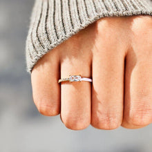Load image into Gallery viewer, Heart Shape Inlaid Zircon Enamel Ring
