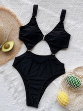 Load image into Gallery viewer, Cutout Plunge One-Piece Swimwear
