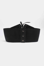 Load image into Gallery viewer, PU Leather Front Lace-Up Corset belt
