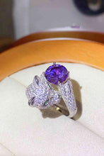 Load image into Gallery viewer, 2 Carat Moissanite Adjustable Animal Bypass Ring
