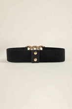 Load image into Gallery viewer, Zinc Alloy Buckle Elastic Wide Belt
