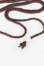 Load image into Gallery viewer, Wood Ring Rope Belt
