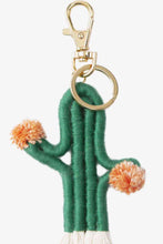 Load image into Gallery viewer, Cactus Keychain with Fringe

