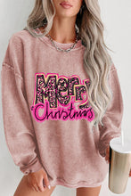Load image into Gallery viewer, MERRY CHRISTMAS Round Neck Long Sleeve Sweatshirt
