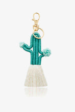 Load image into Gallery viewer, Cactus Keychain with Fringe
