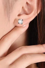 Load image into Gallery viewer, Go On 1 Carat Moissanite Stud Earrings
