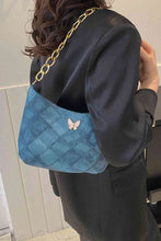 Load image into Gallery viewer, Butterfly Decor PU Leather Shoulder Bag
