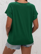 Load image into Gallery viewer, Cutout Round Neck T-Shirt
