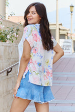 Load image into Gallery viewer, White Birch One And Only Full Size Short Sleeve Floral Print Top
