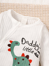 Load image into Gallery viewer, DADDY&#39;S LITTLE MAN Dinosaur Graphic Jumpsuit
