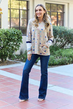 Load image into Gallery viewer, Celeste Design Full Size Polka Dot Drawstring Hoodie
