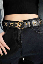 Load image into Gallery viewer, Heart Shape Alloy Detail PU Leather Belt
