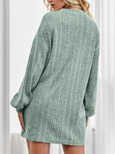 Load image into Gallery viewer, Round Neck Dropped Shoulder Mini Dress
