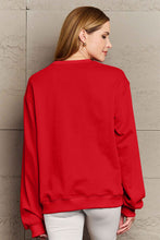 Load image into Gallery viewer, Simply Love Full Size HAVE YOURSELF A MERRY LITTLE CHRISTMAS Round Neck Sweatshirt
