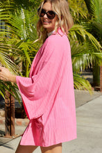 Load image into Gallery viewer, Dolman Sleeve Open Front  Longline Cardigan
