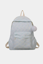 Load image into Gallery viewer, Printed Polyester Large Backpack (Fluffy Ball Included)

