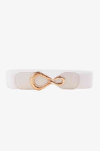 Load image into Gallery viewer, Ribbed Alloy Buckle Elastic Belt
