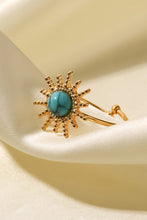Load image into Gallery viewer, Natural Stone Sun Shape Open Ring
