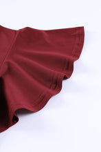 Load image into Gallery viewer, Flutter Sleeve Surplice Midi Dress
